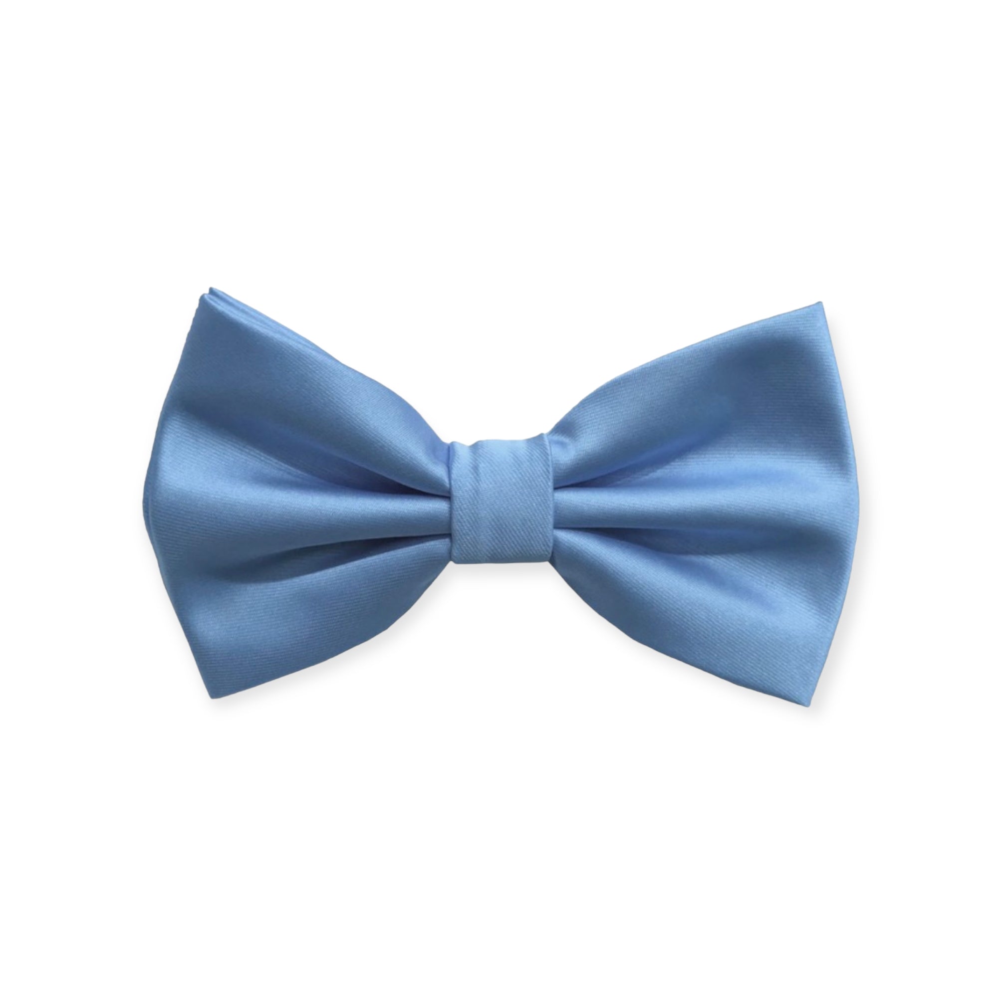 Solid Lt. Blue Bow Tie and Hanky